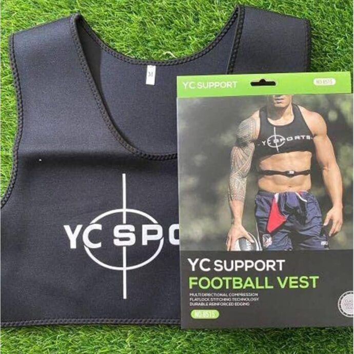 دعامة الصدر و الظهر المتينة للرياضيين YC FOOTBALL VEST - Soutien-gorge de sport Neoporin pour hommes